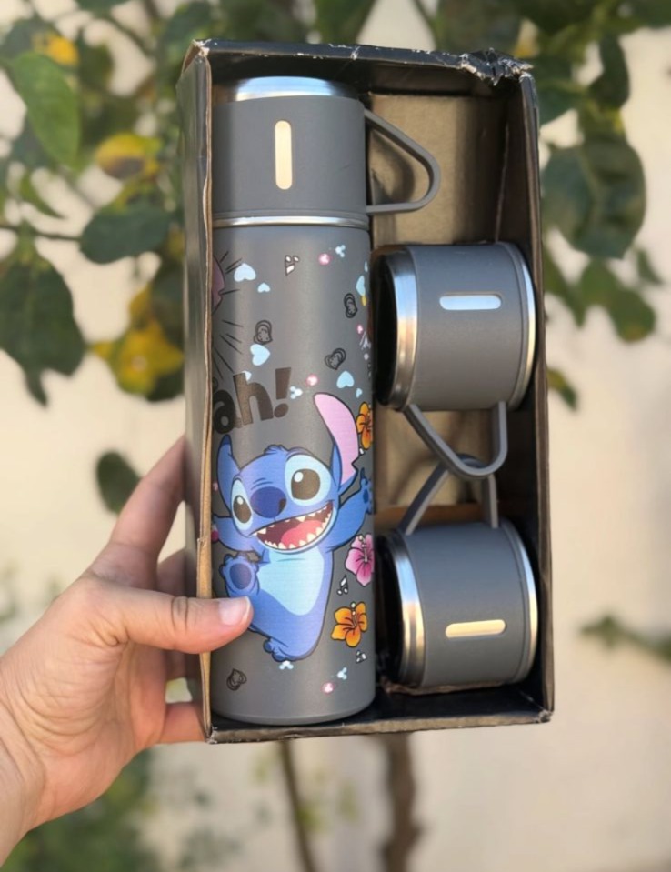 Stitch 🎅 Coffret thermos stitch & angel – le cadeau magique de noël ❤️