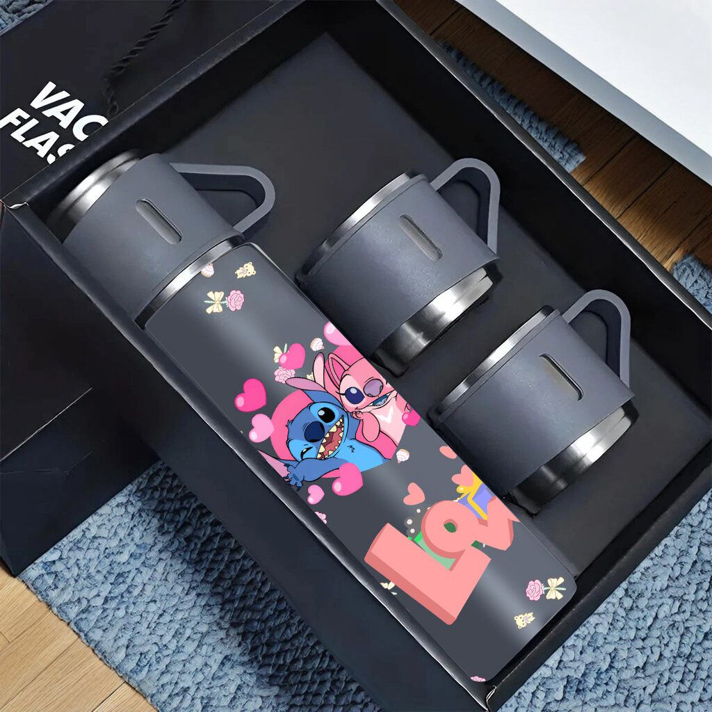 Stitch 🎅 Coffret thermos stitch & angel – le cadeau magique de noël ❤️