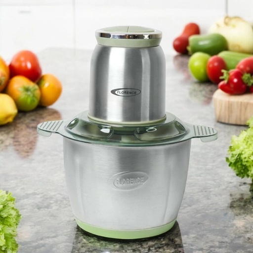 Hachoir électrique Florence Bol Inox 3L-1000W
